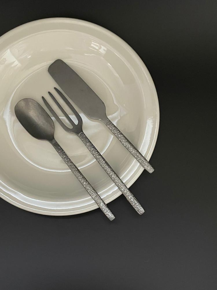 merci stone cutlery 세락스 메르시 스톤웨어 커트러리 3type 디저트스푼 디저트포크 스파튤라 양식기