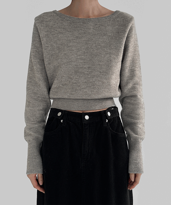 컬슨 베이직 보트넥 니트