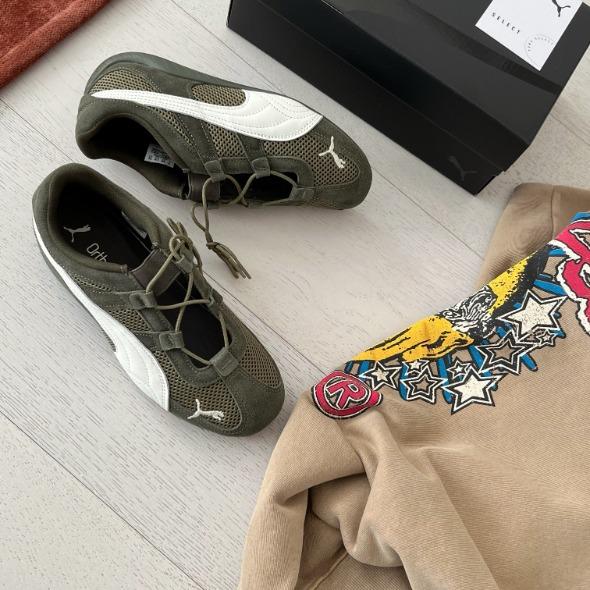 [해외]퓨마 스피드캣 고 다크 올리브 403589-07