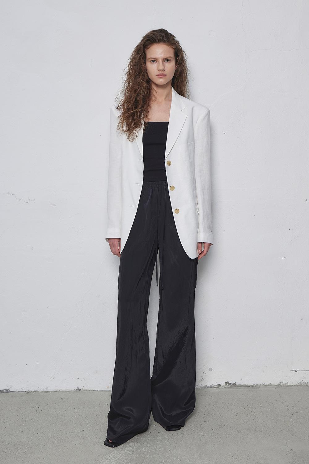 [플래시세일 72시간] 브리지 린넨 릭렉스 자켓_오프 화이트