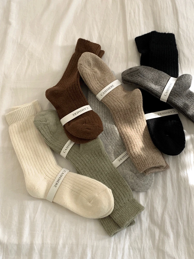 [☃️겨울필수템/고퀄리티🧦] 캐시미어 골지 삭스