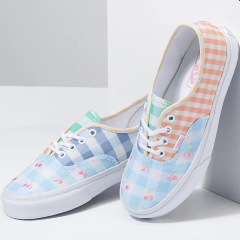 반스 어센틱 깅엄 블록 파스텔 체크