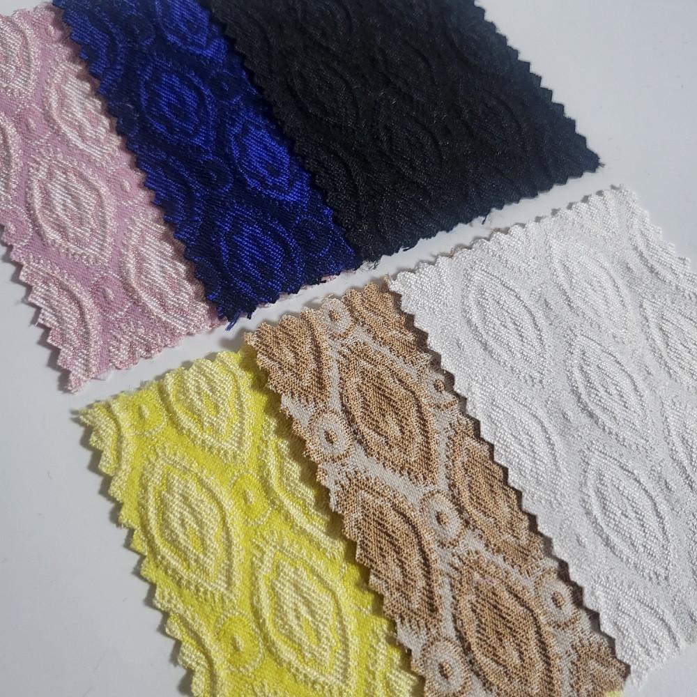 라테르 엔틱문양 볼륨 자카드원단 6칼라 자가드