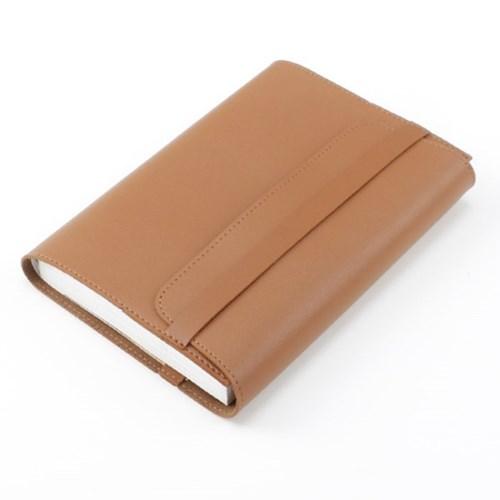 가죽 북커버 책커버 휴대용 띠 다이어리 케이스 B6