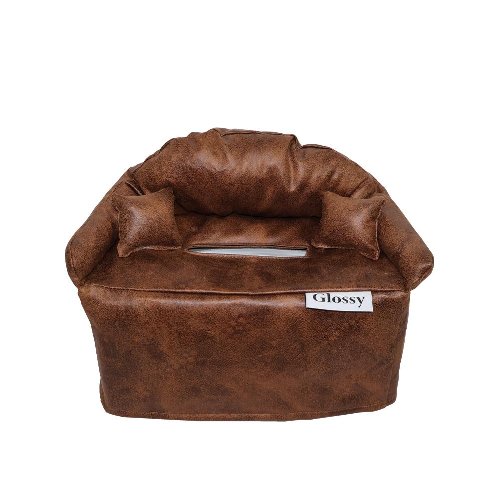 Vintage leather sofa tissue cover (order made)