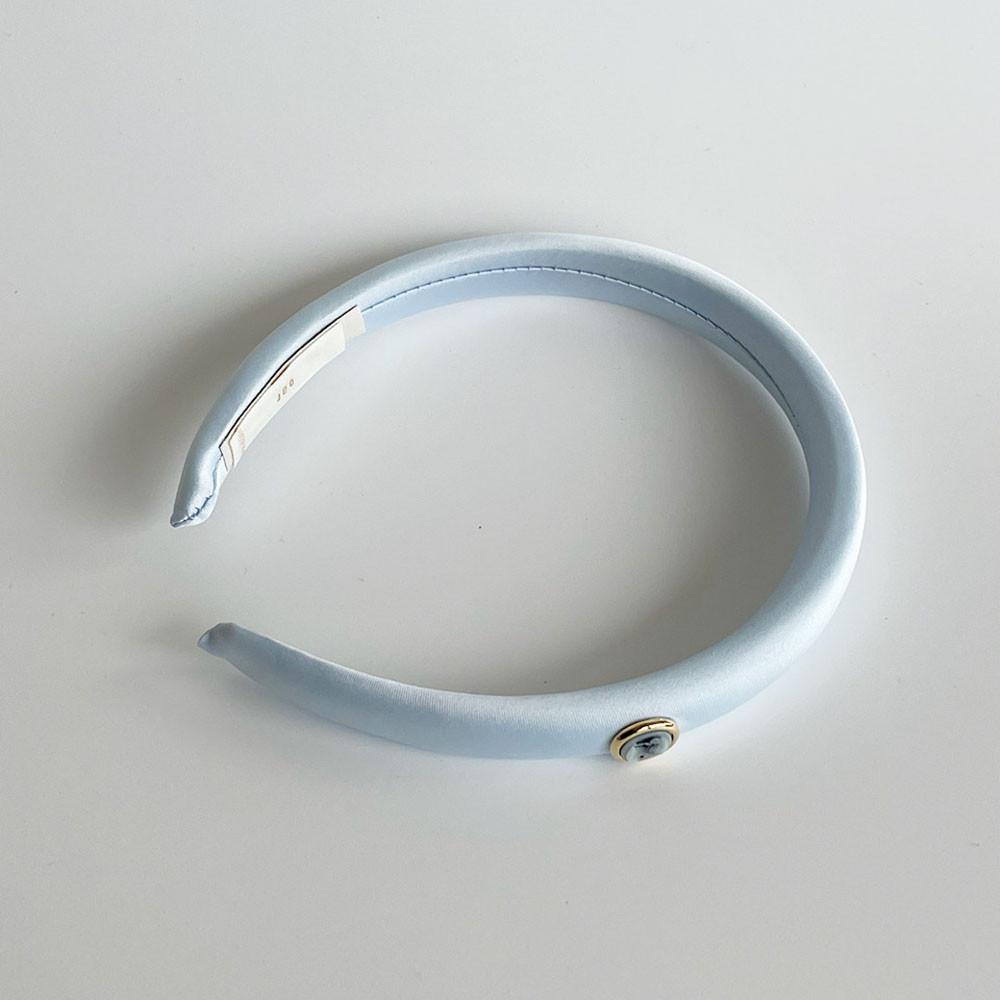 oar Vintage Cameo Satin Slim Hairband [AiryBlue]