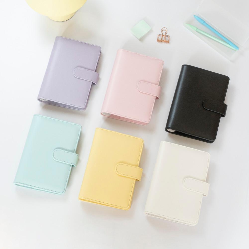 Motti Lab X WOWSHOP 파스텔 마카롱 6공 다이어리 커버 A5 A6