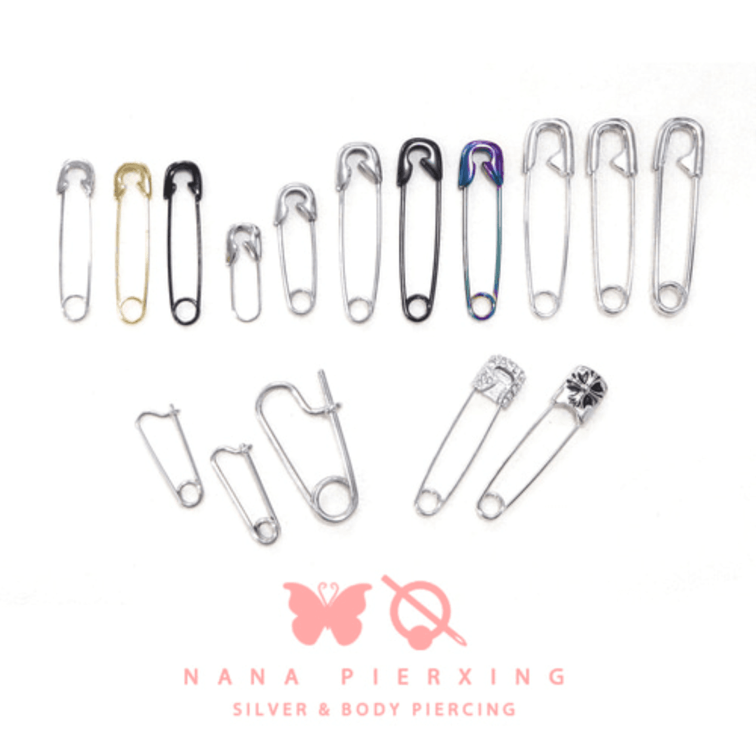 써지컬스틸 옷핀 피어싱, 귀걸이