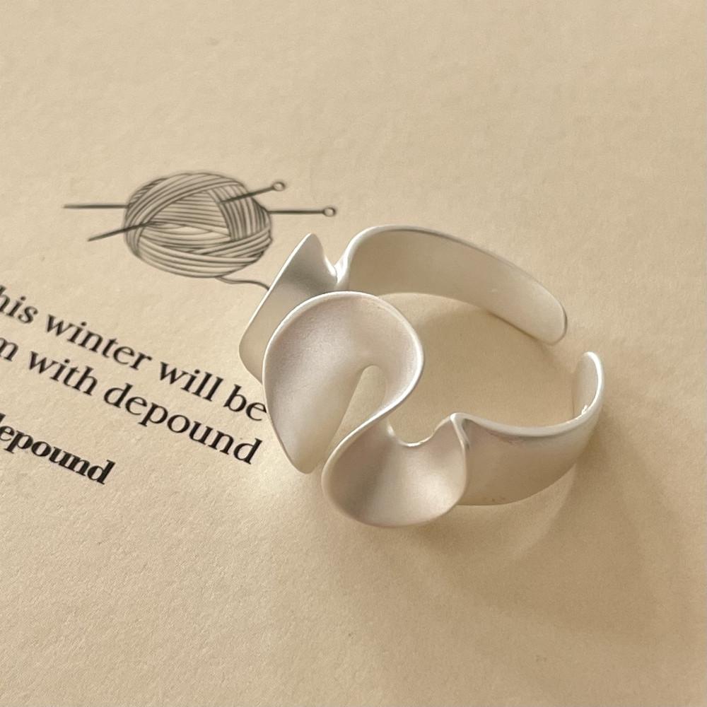 [품절 3주소요 은반지] bold flower silver 925 ring