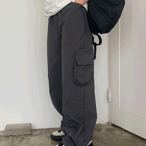 (unusually) born string cargo pants (3color) (UNISEX)