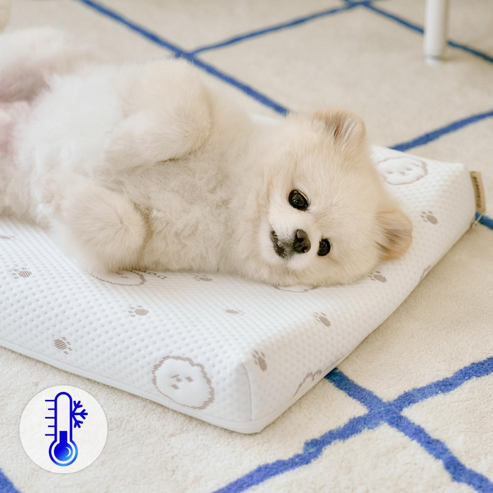 히말라야 듀라론 냉감 강아지 고양이 반려 애견 펫 방석 여름 사계절 쿠션 사각 원형