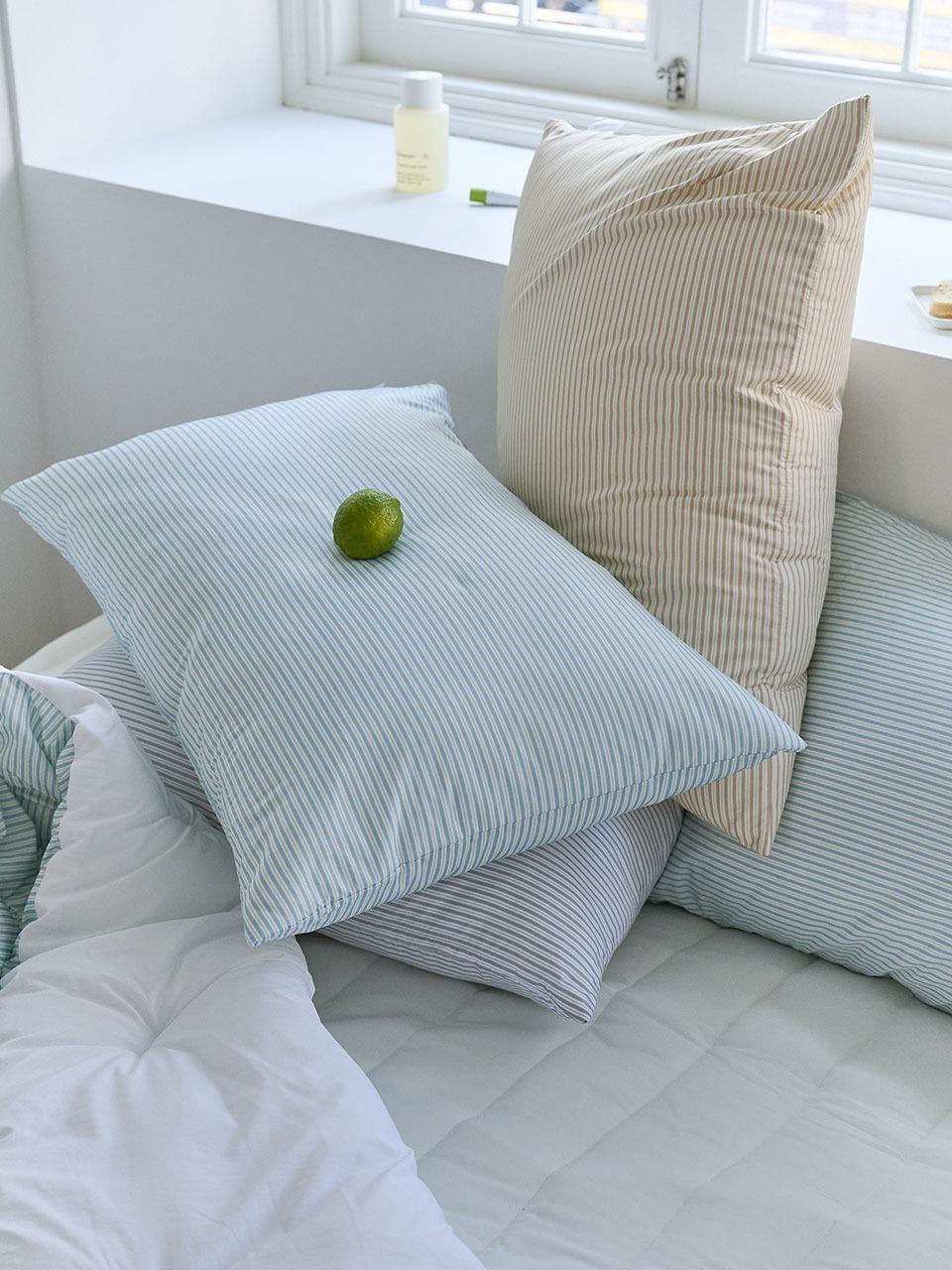 나란히 로우 스트라이프 베개커버 50x70cm