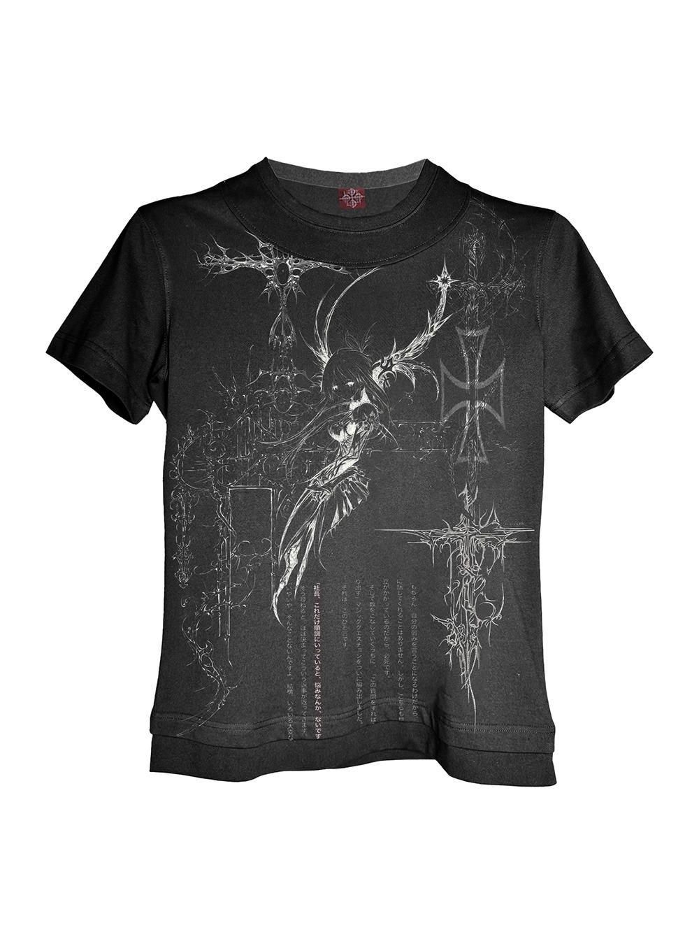 Cross Graphic Double Collar Tee