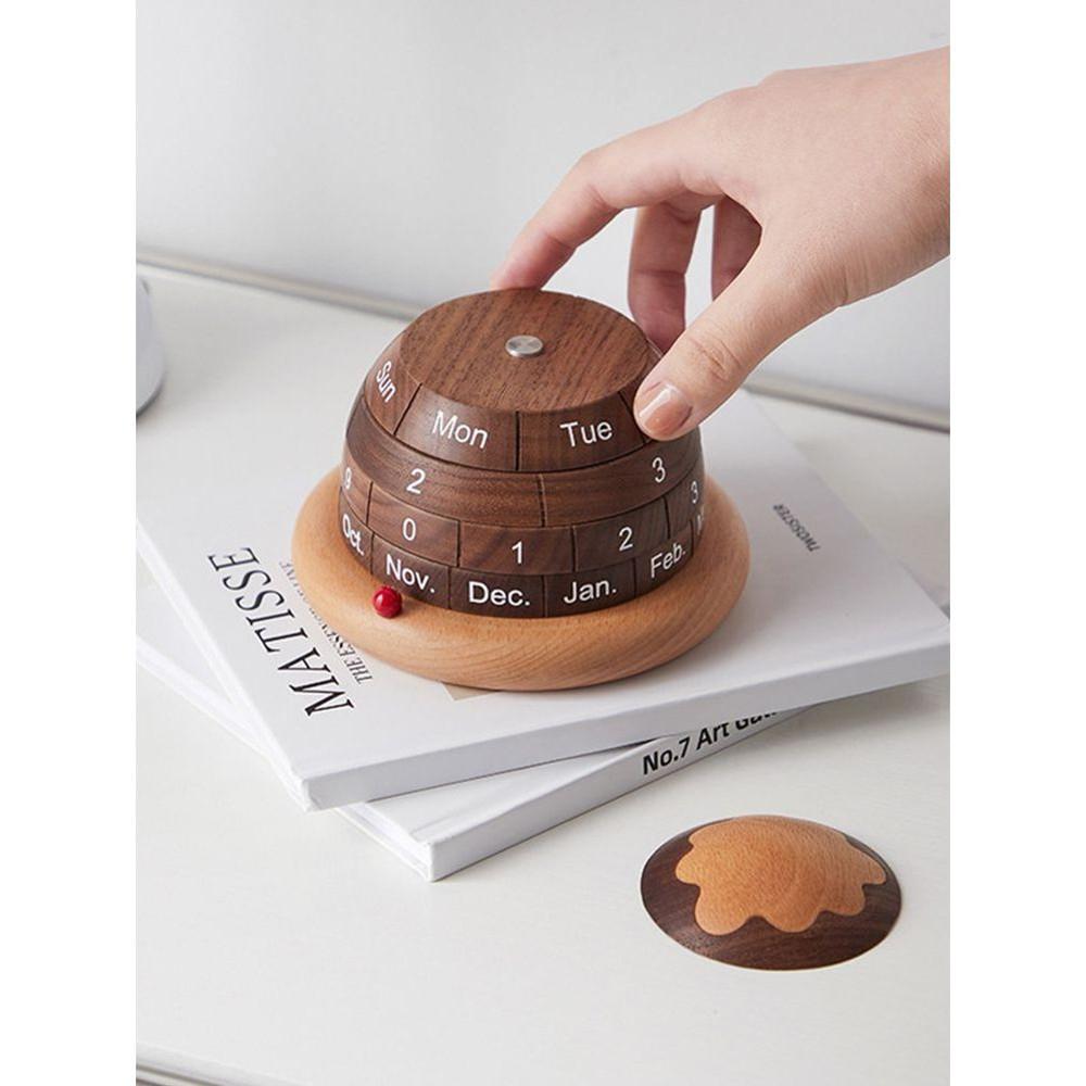 월넛 만년 달력 2024년 새해 선물 탁상 캘린더