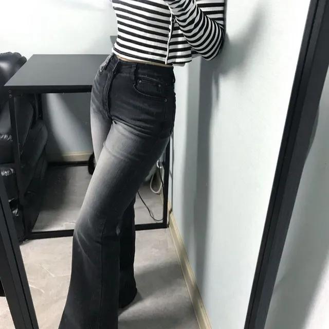 [최저가/허얇골넓] 쿨톤워싱 세미부츠컷 반하이웨스트 청바지 진청 워싱데님