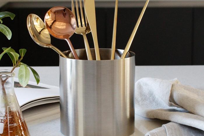 국산 스텐 타원 수저통