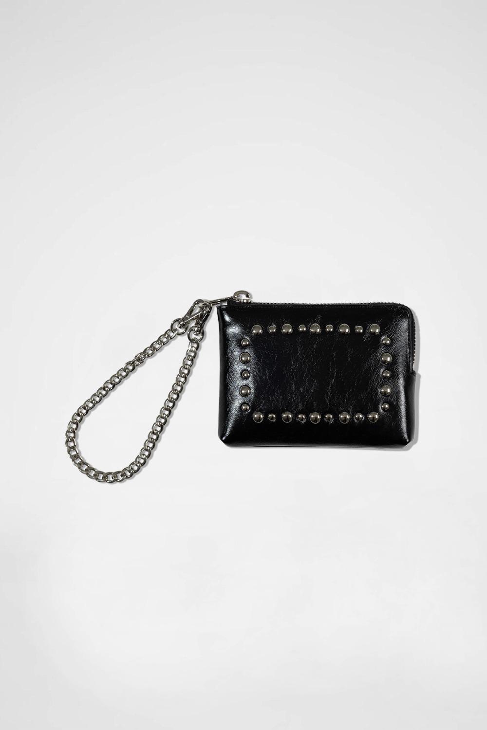 STUD POPO POUCH / BLACK