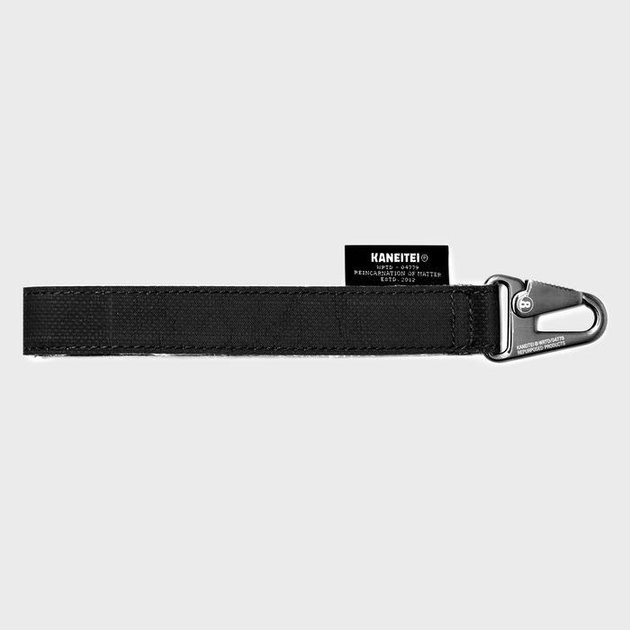 SAWTOOTH SNAP WRIST STRAP (BLACK) / UPCYCLED
