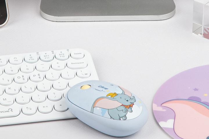 디즈니 아기코끼리 덤보 멀티페어링 무선 마우스 (패드 별도 구매)