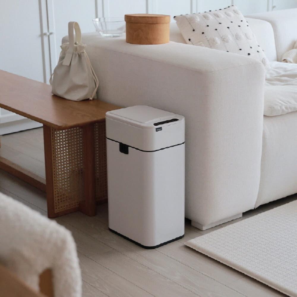 엘페코 자동센서 스마트 휴지통 20L 베이직형 냄새차단 기저귀쓰레기통 인테리어