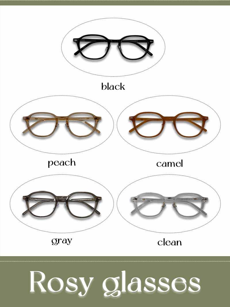ROSY GLASSES (5color!)