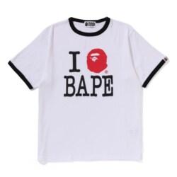 베이프 반팔티 I LOVE BAPE 1K80-109-002