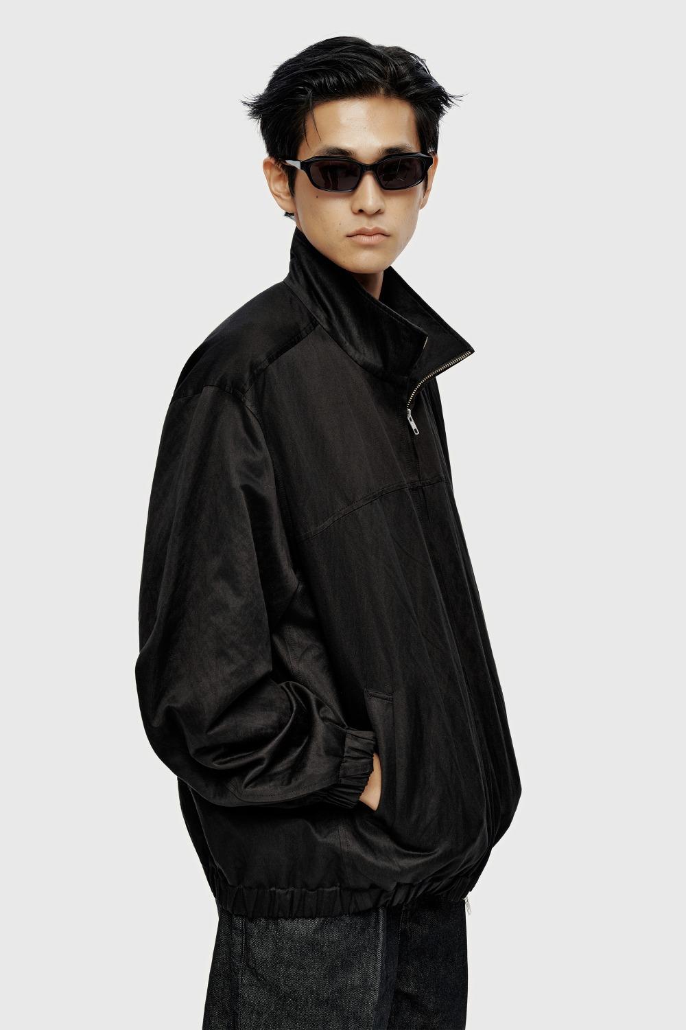 High Neck Zip-up Jacket