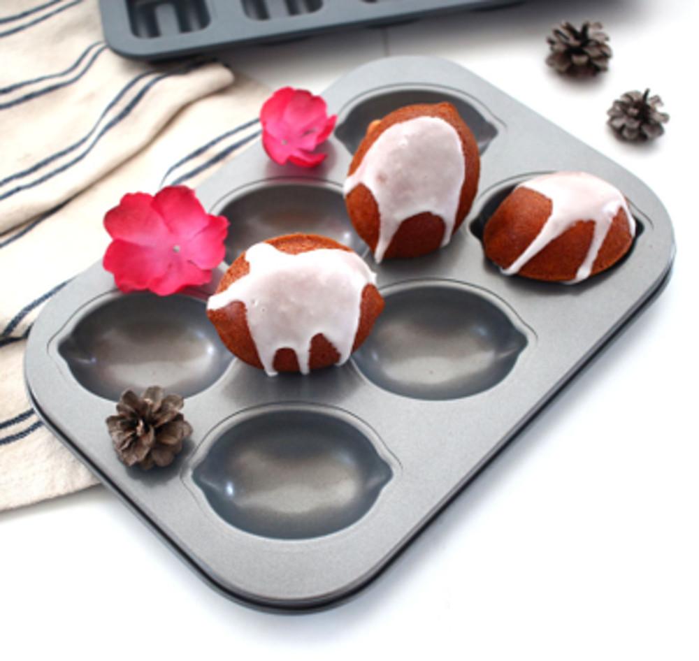 실리콘코팅 깊은 레몬틀 6구 레몬마들렌 레몬제과 만들기