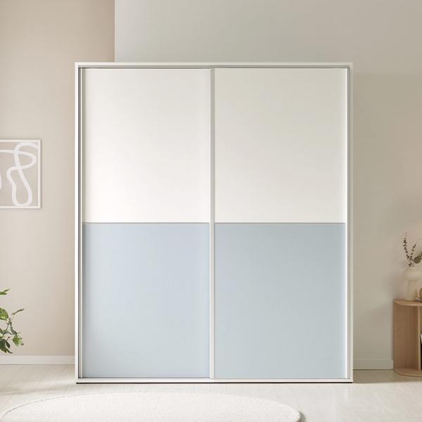 마이룸 1800(2도어) E0등급 자동댐퍼 슬라이딩 옷장 비스포크 내부포함 전신거울