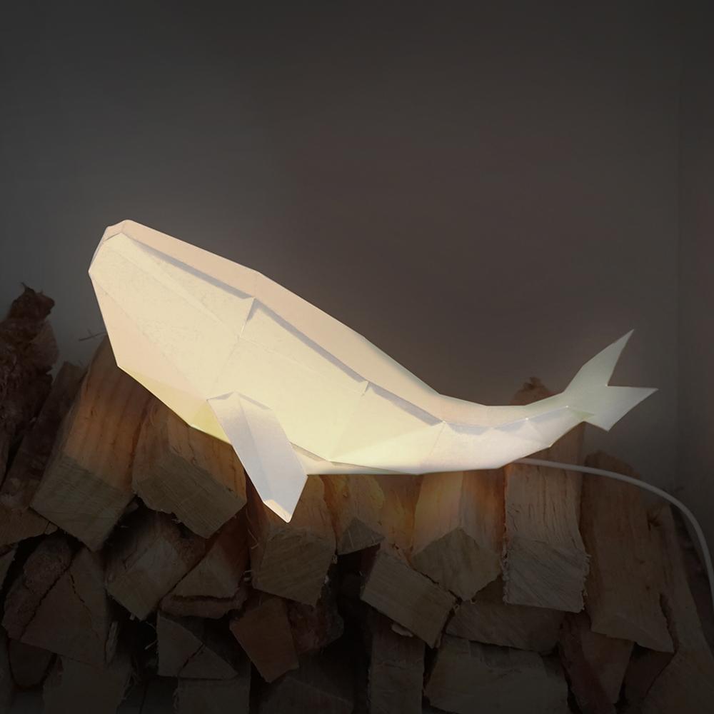 [튜나페이퍼] 폴리멀 램프 LED 고래 무드등[+선물포장](톡별)