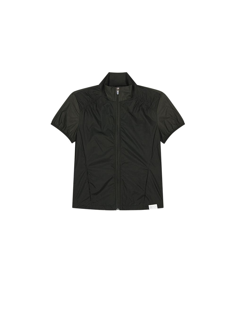 NYLON PUFFED ZIP-UP [KHAKI]