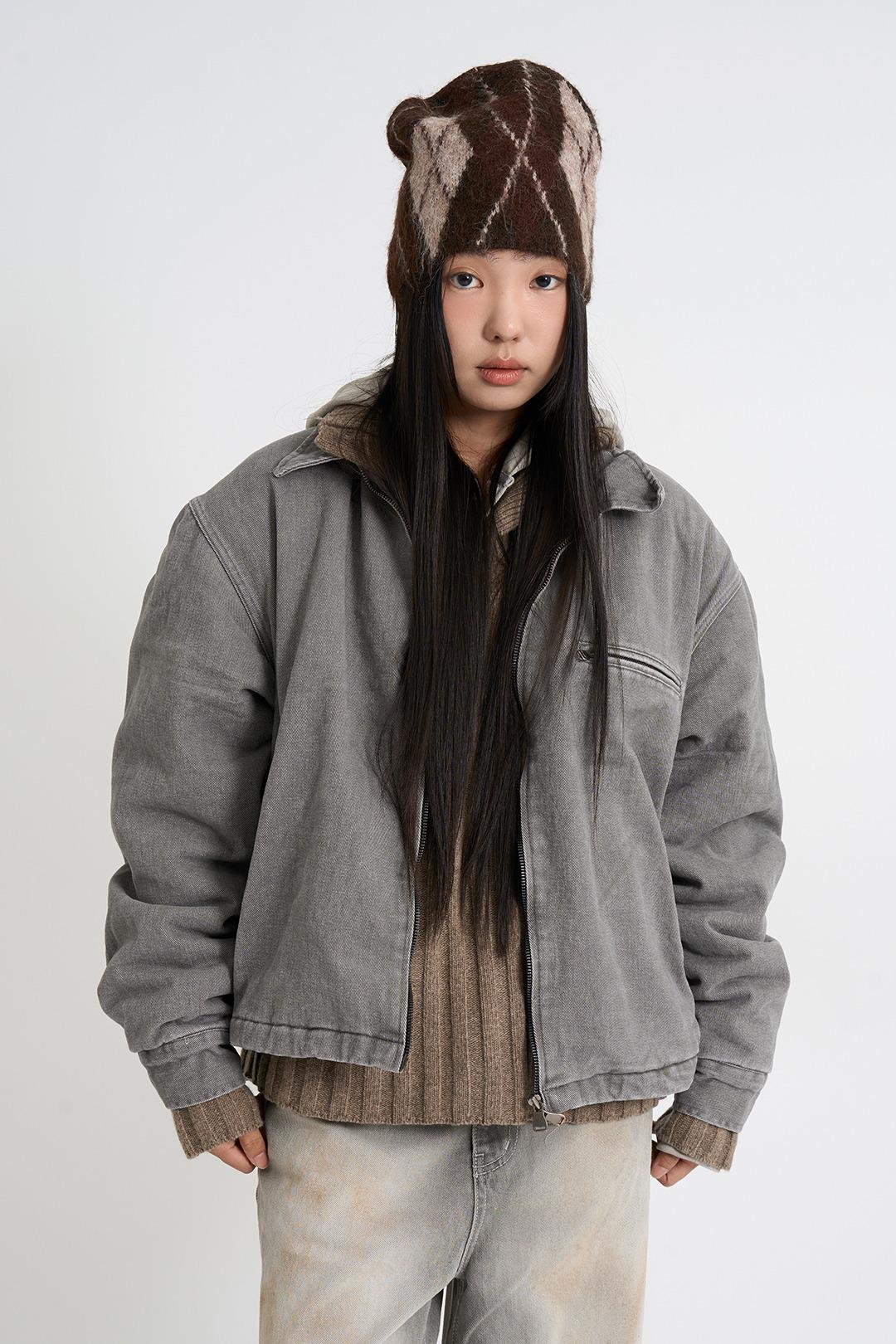 로코 트윌 워크 후리스 자켓