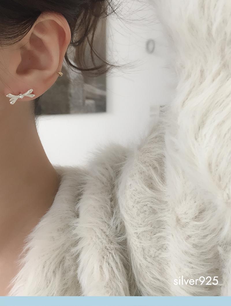 rabbit earring (silver925)