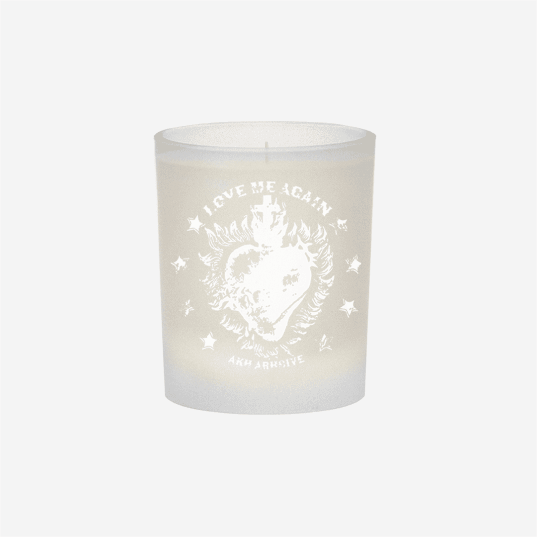 Glass candle - Love me again