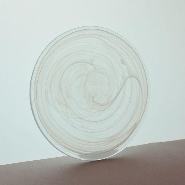 Milk Glass Plate - 2 Size