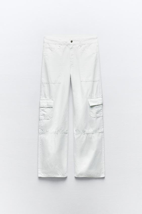 미드 라이즈 카고 팬츠