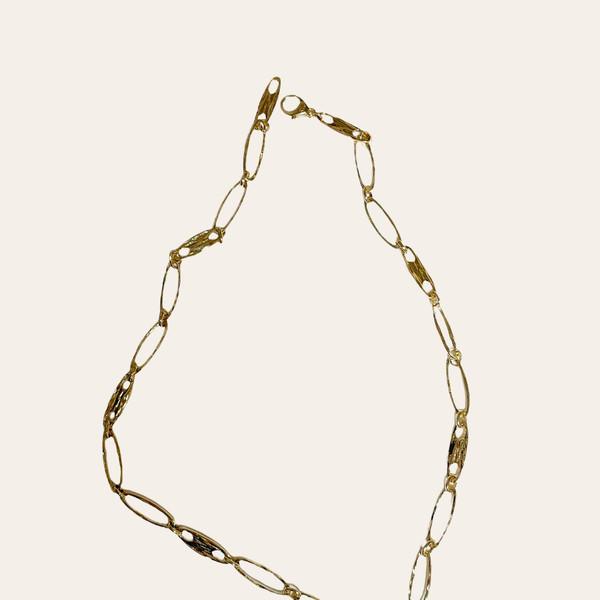 [14k]  Ugly link chain N