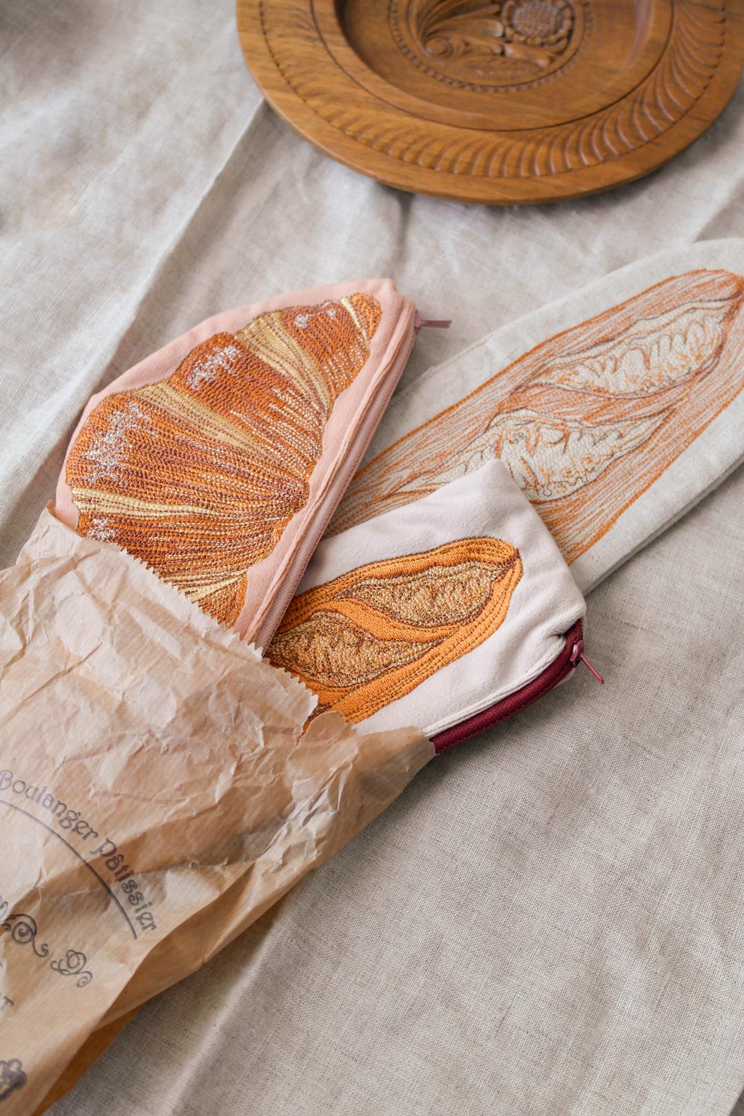 [파리 산책] 베이커리 파우치 2종