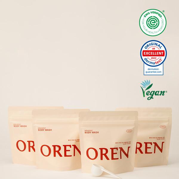 [오랜] 옥수수바디워시 4개 4000ml