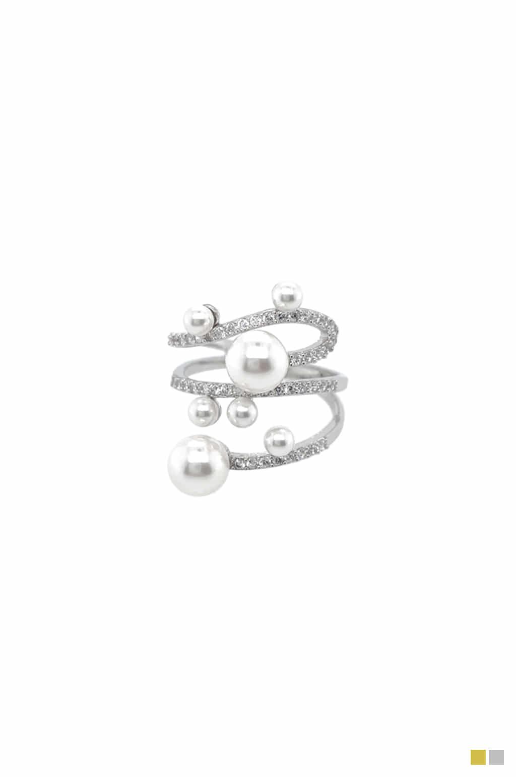 [손나은 / NCT 태용 착용] 큰 진주 반지