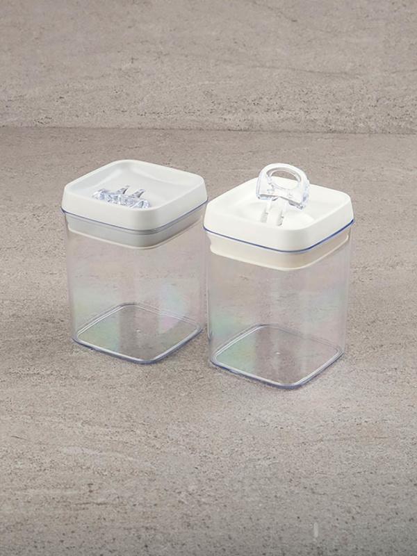 사각 누름 밀폐용기 750ml