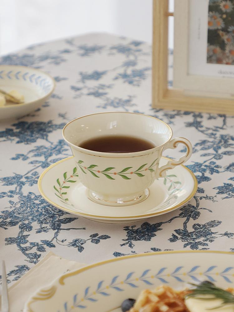 시라쿠스 로렐 커피잔+소서 세트 200ml / 찻잔 빈티지커피잔