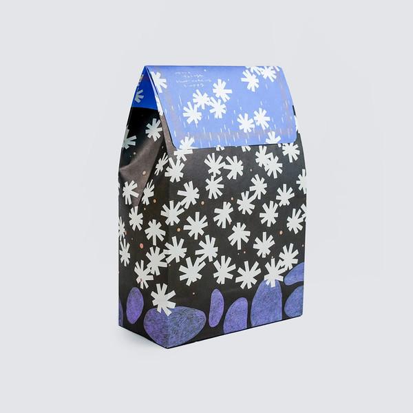 Block bottom bag : Out of the clouds