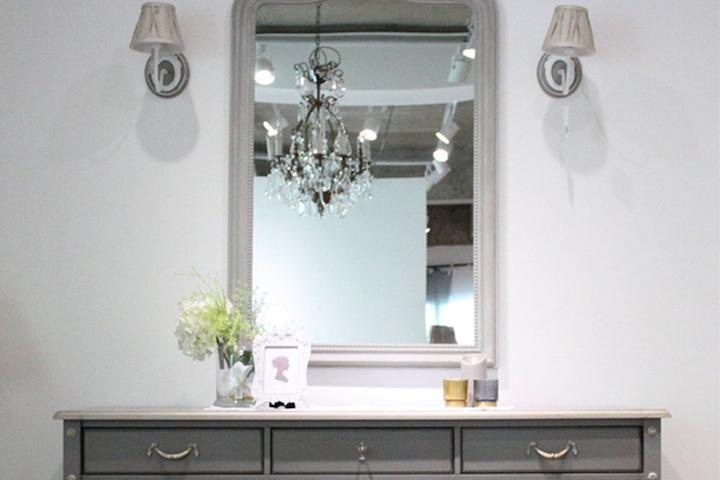 브라운 애쉬 프레임 거울 (201-29A)