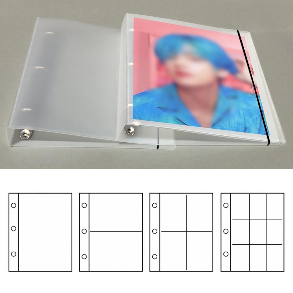 하이하바 3공 포토카드 포카 바인더 속지 포토 엽서 티켓북 스티커 사진앨범 증사