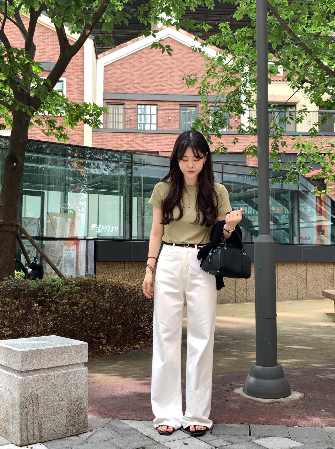 COLOR WASHING HALF T-SHIRT