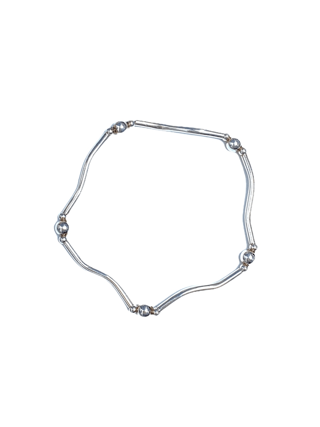 [SILVER925] simple wave bracelet