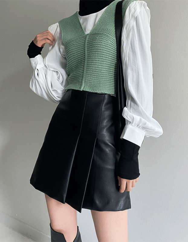 멀티 스트랩 니트 뷔스티에 .A5912 (3color)