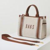 닥스 가죽 미디엄 캔버스 토트백 데일리백 캐주얼패션 여친선물 여행가방