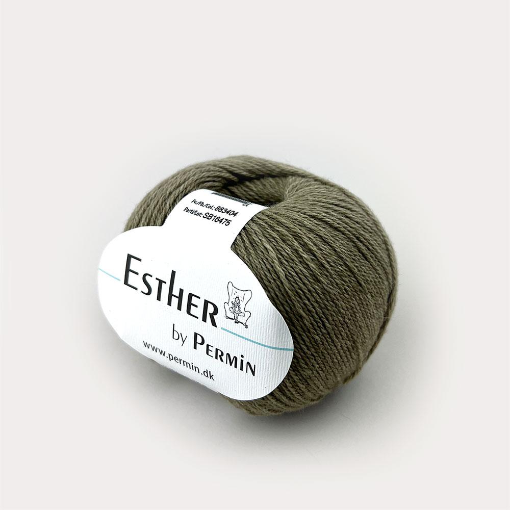 Esther 8834(울55%+면45%, 50g, 230m) / 북유럽 뜨개실 덴마크 Permin